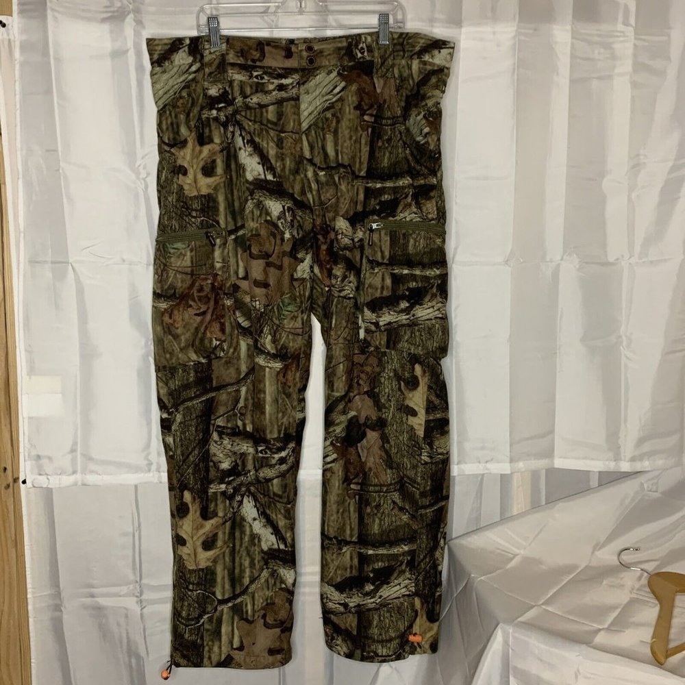 Mossy Oak Men's Camo Hunting Pants - Green/Brown/Black
